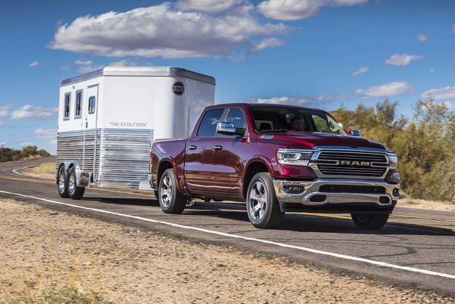 The towing capacity of the RAM 1500