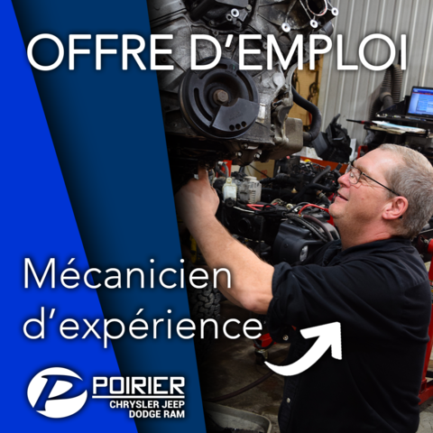 Mécanicien d'expérience