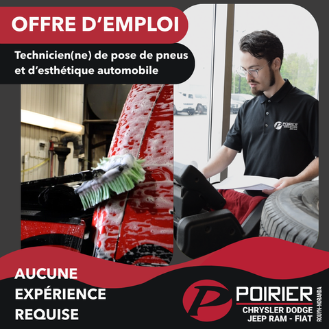 Technicien pour la pose de pneu et l'esthétique automobile