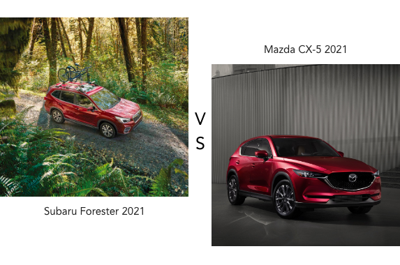 2021 Subaru Forester vs 2021 Mazda CX-5