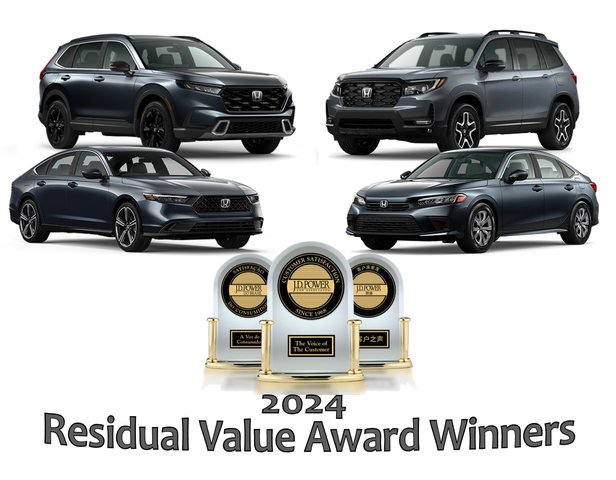 Honda Wins Big in J.D. Power 2024 ALG Residual Value Awards