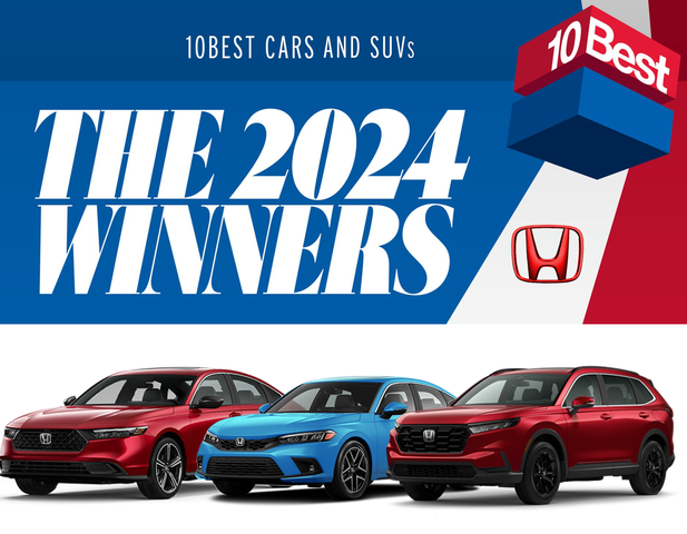 Honda Takes Home More 2024 Car and Driver 10Best Awards Than Any Other Brand