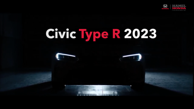 Discover the all-new 2023 Civic Type R, soon to be available at Hamel Honda.