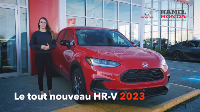 Come test drive the 2023 HR-V in Saint-Eustache at Hamel Honda