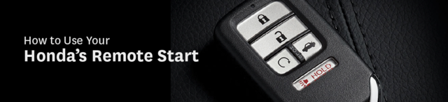 Using Honda’s Remote Start