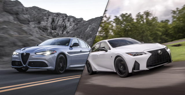 Alfa Romeo Giulia 2021 vs Lexus IS 2021