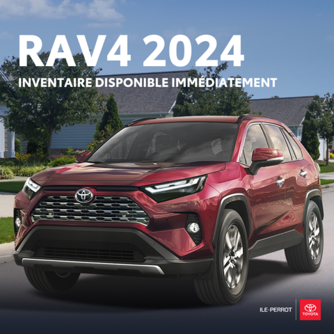 Toyota RAV4 2024 : Inventaire disponible!
