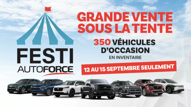 NE MANQUEZ PAS LE FESTI AUTOFORCE !