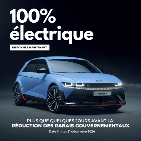 Maintenant ou jamais: Économisez jusqu’à 12 000$ sur les véhicules électriques Hyundai!