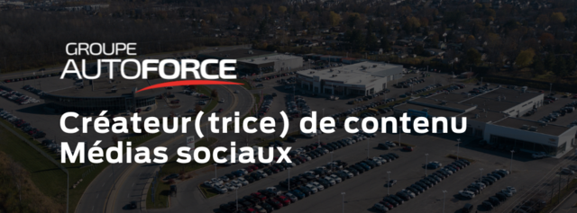 Créateur(trice) de contenu – Médias sociaux