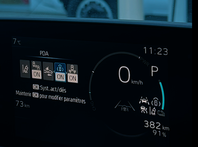 Fonction PDA (Pro-Driving Assist)