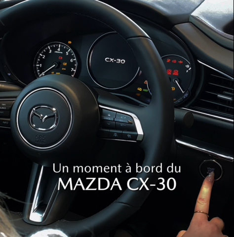 Un moment à bord du Mazda CX-30