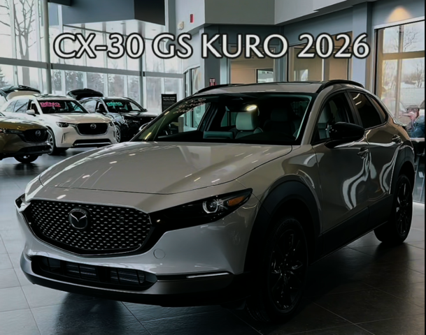 Présentation du CX-30 GS Kuro 2026