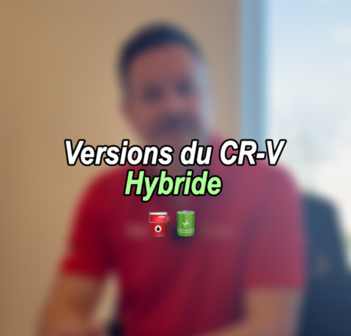 Quelle version du CR-V Hybride vous convient le mieux? Sport Hybride