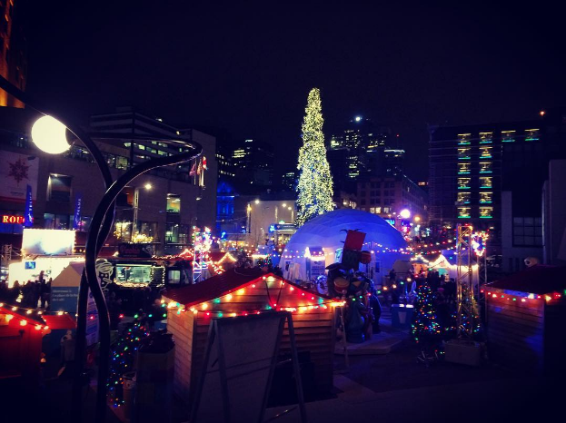 Découvrez le Grand Marché de Noël en plein centre-ville de Montréal!