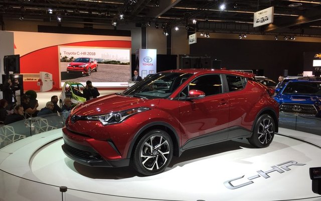 The Toyota 2018 C-HR unveiled at the Montreal Auto Show!