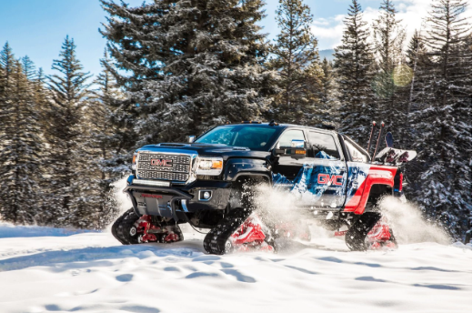 With the new 2018 GMC SierraHD All Mountain, we can’t wait for winter!