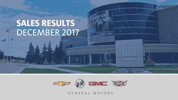GM est nº 1 des ventes au détail au Canada pour 2017