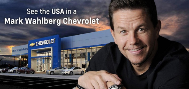 Actor Mark Wahlberg and Chevrolet: the world of film finds itself in the automotive arena