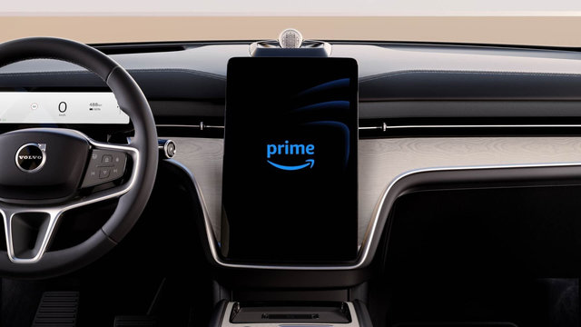 Volvo Cars to Introduce Prime Video and YouTube Streaming Services
