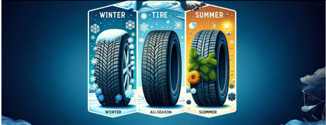 Winter Tires vs. All-Season Tires vs. Summer Tires: Choosing the Right Fit for Your Vehicle