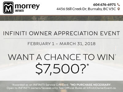 The Infiniti Owner Appreciation Event