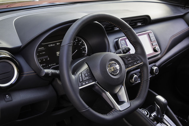 The Nissan Kicks on the list of the most beautiful interiors according to Wards Auto