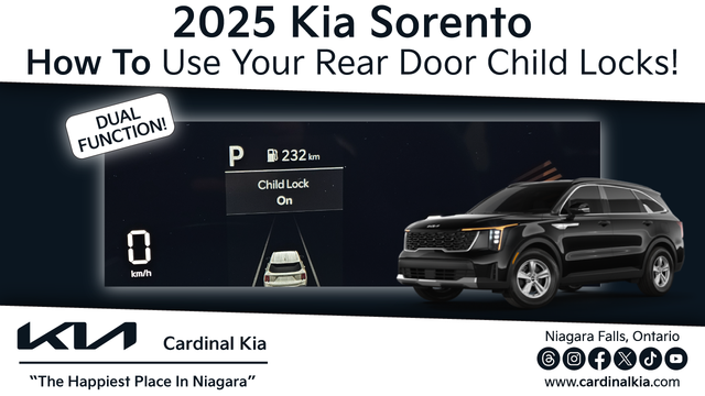 2025 Kia Sorento | How To Use Your Rear Door Child Lock!