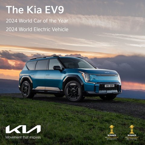 Kia’s EV9 Soars to New Heights at the 2024 World Car Awards