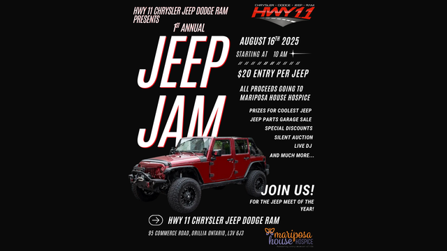 Jeep Jams in Support of Mariposa Hospice House