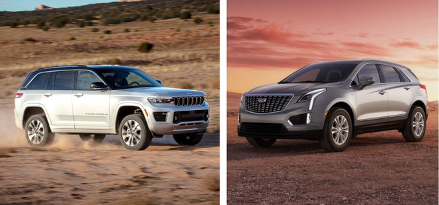 Duel: 2023 Jeep Grand Cherokee vs 2023 Cadillac XT5