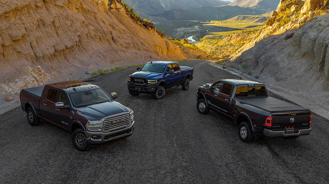 Towing capacities for the 2022 RAM 1500, 2500 and 3500