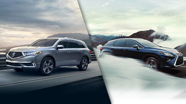 Used Acura MDX vs Used Lexus RX at Spinelli Lexus in Montreal
