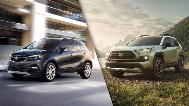 2019 Buick Encore vs. 2019 Toyota RAV4 at Spinelli in Montreal