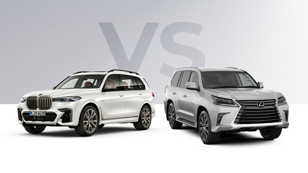 BMW X7 2019 vs Lexus LX 2019 chez Spinelli Lexus à Montréal