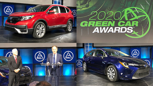 The Toyota Corolla and the Honda CR-V: 2020 Green cars of the year