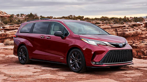 The new 2021 Toyota Sienna and its upcoming hybrid version