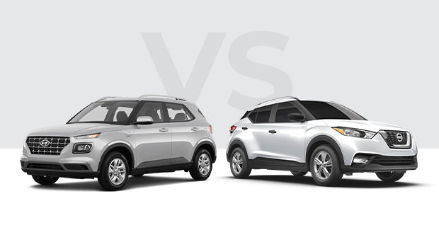 Le Hyundai Venue 2020 vs Nissan Kicks 2020 chez Spinelli Nissan