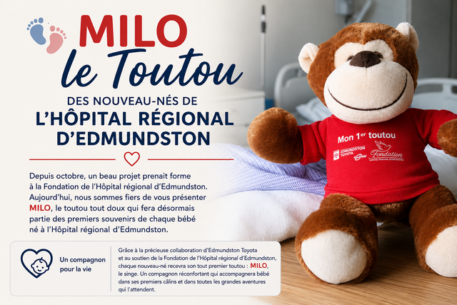 NILO: The First Teddy Bear for Newborns at Edmundston Regional Hospital