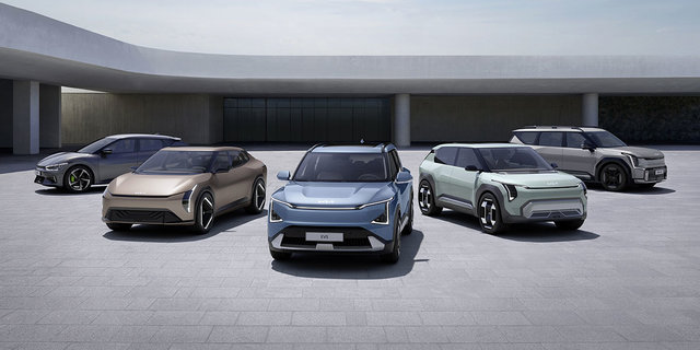 Kia Fast-Tracks Electric Vehicle Revolution with EV5 Unveiling and Two Concept Models at Kia EV Day.