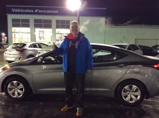 Merci pour ma nouvelle Elantra!