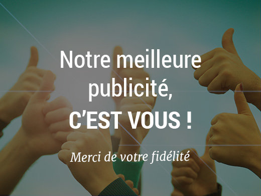 Vraiment satisfaite!