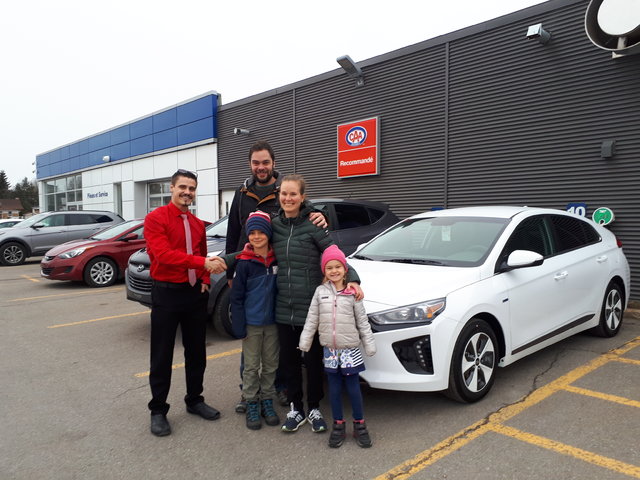 Une voiture écologique pour une famille écologique