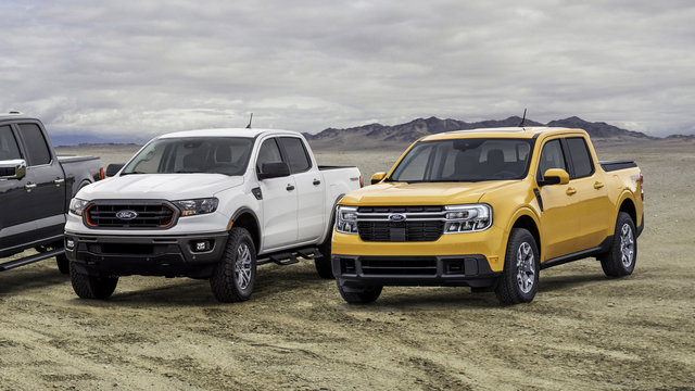 What are the differences between the Ford Maverick and the Ford Ranger?