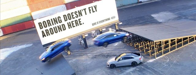 Kia Motors’ All-New K5 Flies Through the Air in Breathtaking