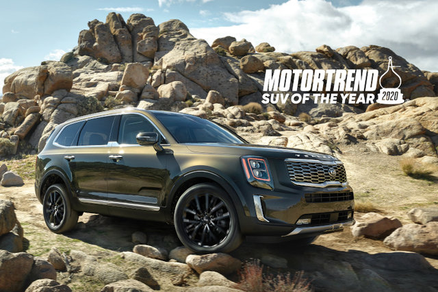2020 Kia Telluride Named MotorTrend’s SUV of the Year