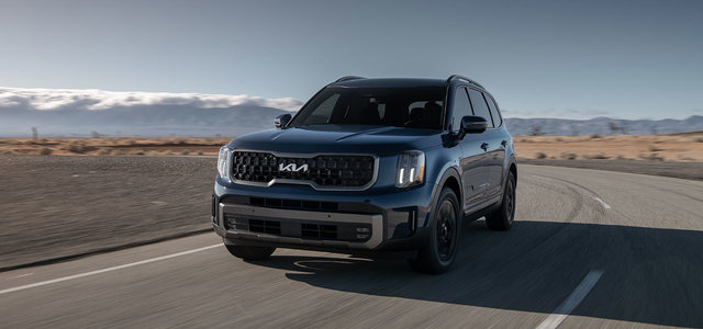 Kia’s most award-winning SUV, the Telluride, continues to command the road with design enhancements and two new trims for 2023