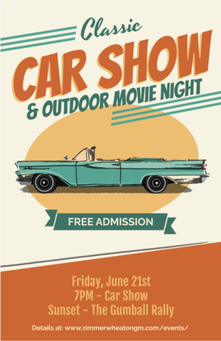 Wheaton Buick GMC Ltd.’s Annual Car Show & Outdoor Movie Night