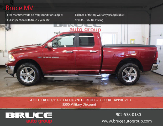 2012 Dodge Ram 1500 Big Horn 5 7l 8 Cyl Hemi Automatic 4x4 Quad Cab Satellite Radio Used For Sale In Soft Tonneau Cover Bluetooth Connection