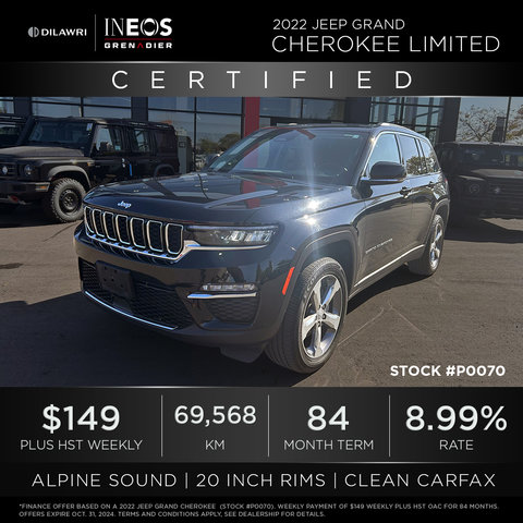 Jeep Grand Cherokee  2022 à Mississauga, Ontario